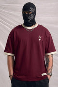 Relaxed Fit Cotton T-Shirt with Chest Playing Card Embroidery | Elite Garments