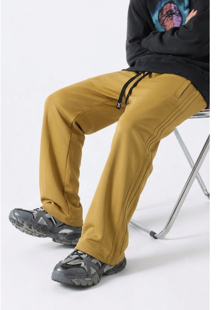 Men's Mustard Yellow Drawstring Casual Trousers | Elite Garments