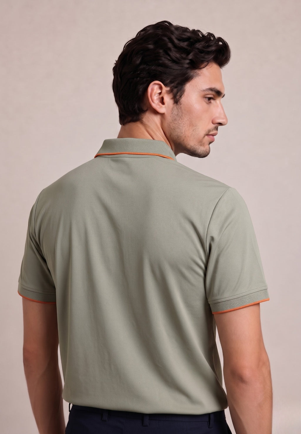 Nike Sportswear Men's Embroidered Logo Polo T-Shirt – Light Sage | Elite Garments
