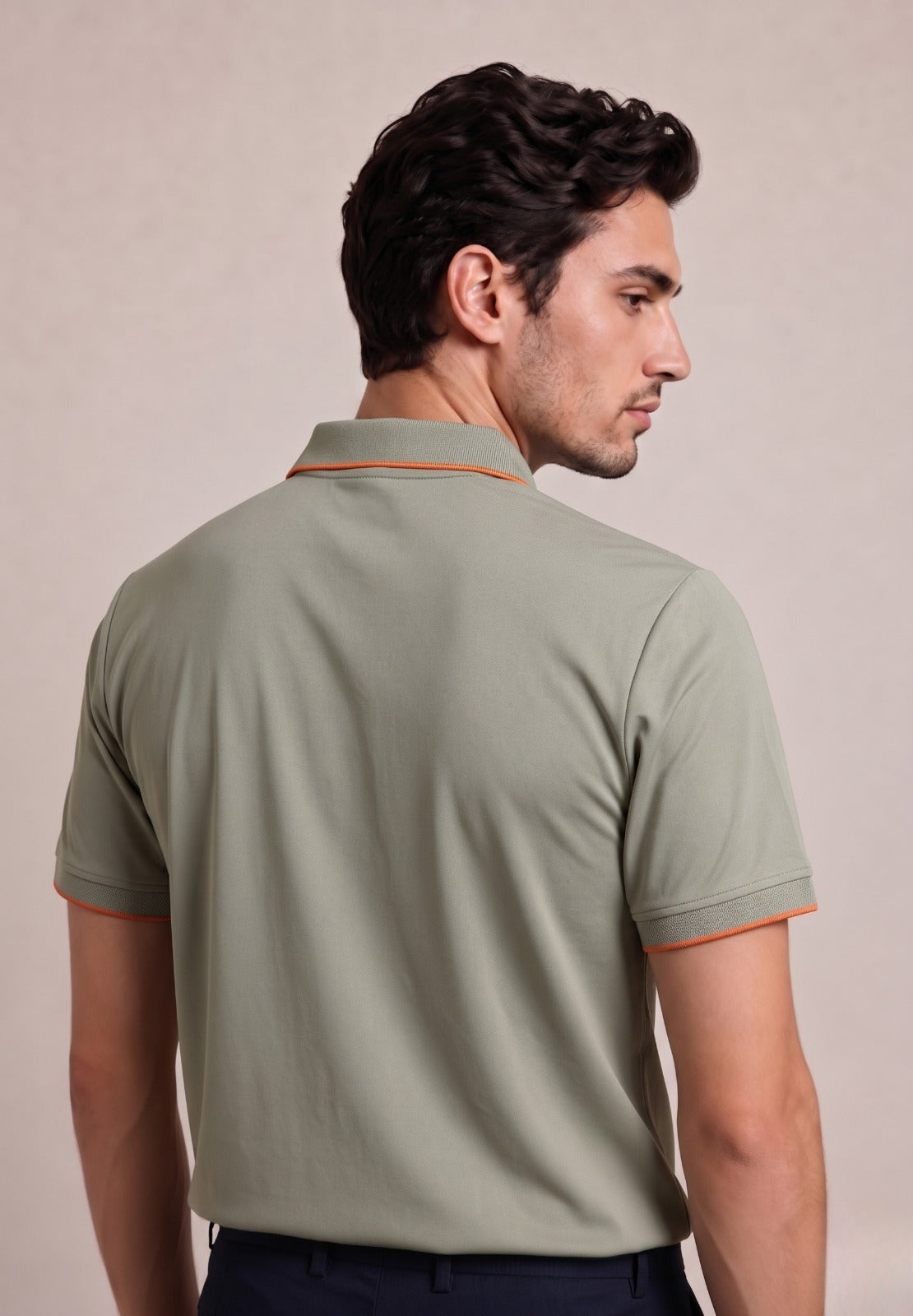 Nike Sportswear Men's Embroidered Logo Polo T-Shirt – Light Sage | Elite Garments