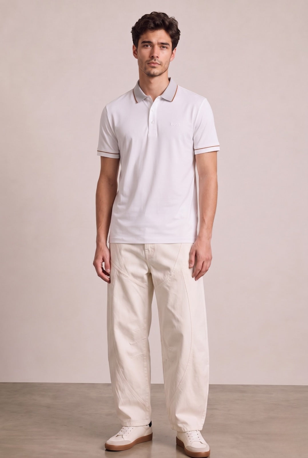 Nike Casual Men's Polo – White Accent | Elite Garments