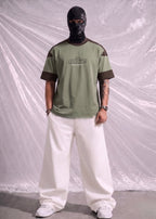 Nike Sportswear Oversized Streetwear Graphic Tee – Off-Green | Elite Garments