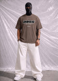 Men's Heavyweight Cotton Oversized T-Shirt – Mocha Brown | Elite Garments