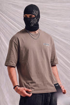 BOSS Men's Heavyweight Cotton Oversized T-Shirt – Taupe | Elite Garments