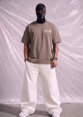 BOSS Men's Heavyweight Cotton Oversized T-Shirt – Taupe | Elite Garments