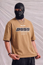 BOSS Men's Heavyweight Cotton Oversized T-Shirt – Light Green | Elite Garments