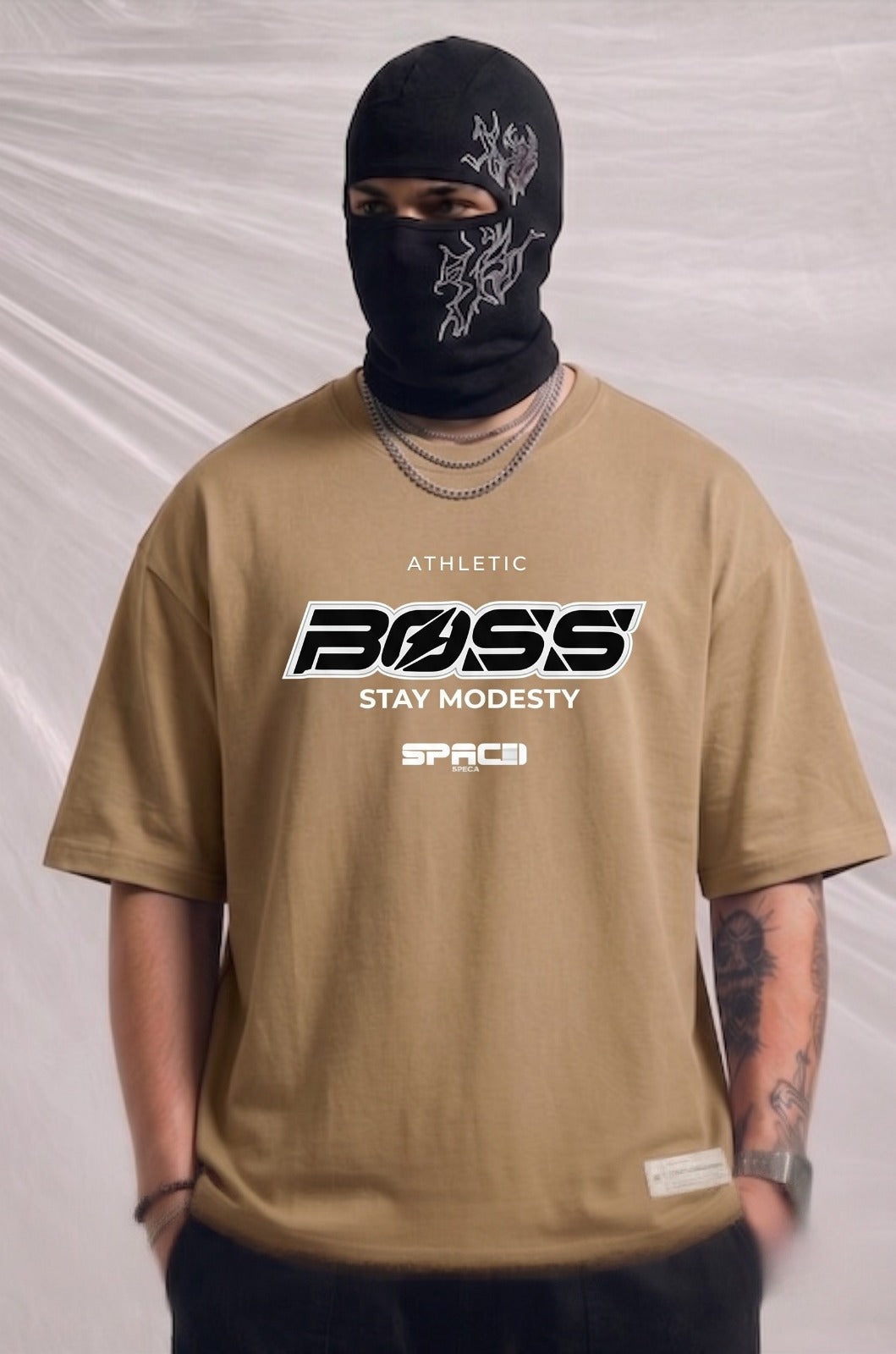 BOSS Men's Heavyweight Cotton Oversized T-Shirt – Light Green | Elite Garments